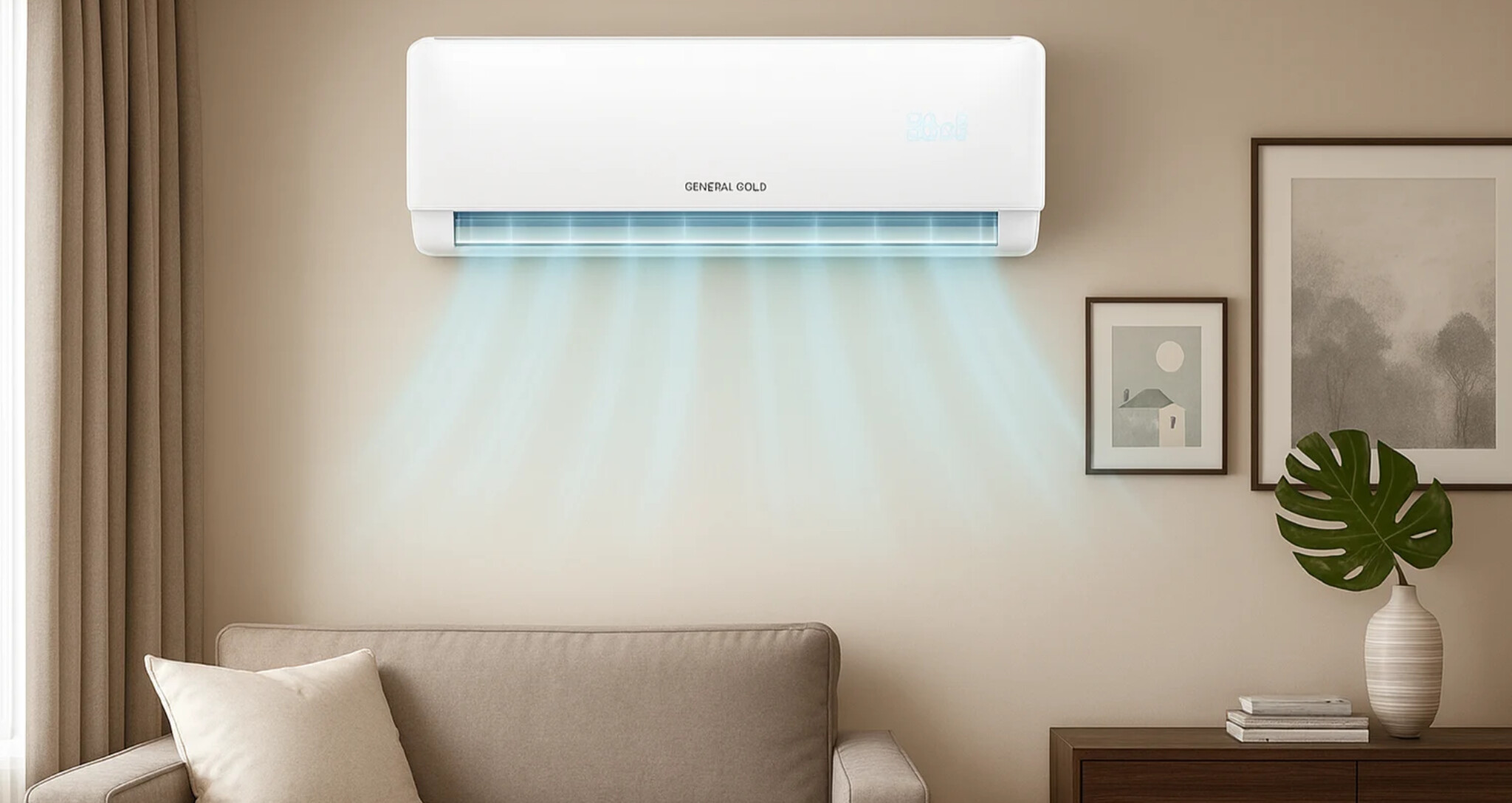 کولرگازی جنرال گلد 24000 اینورتر GG-MS24000 DIVA-5